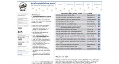 Desktop Screenshot of labtestedonline.com